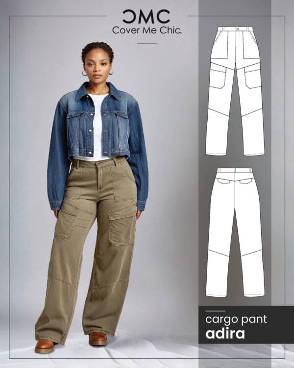 Adira Cargo Pant PDF Sewing Pattern