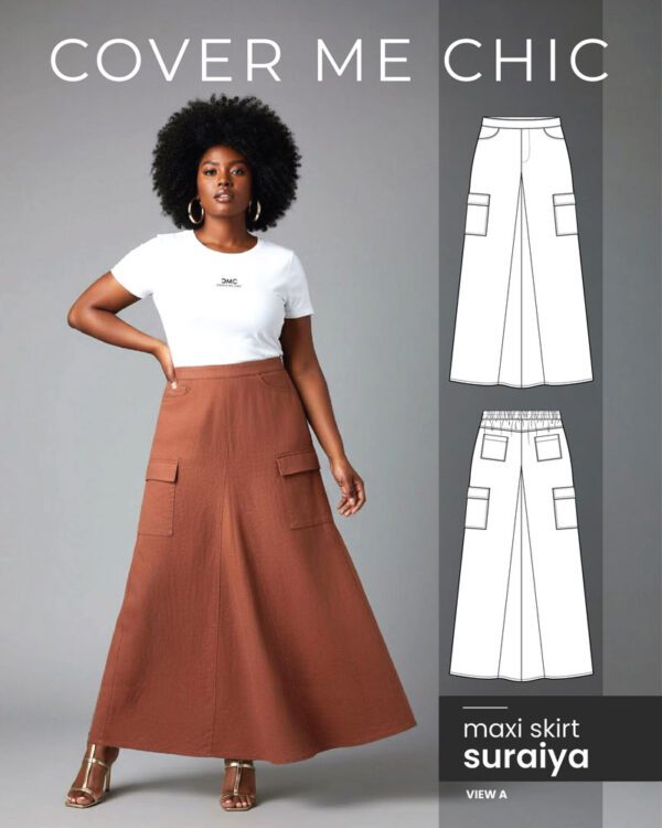beginner friendly maxi skirt view A